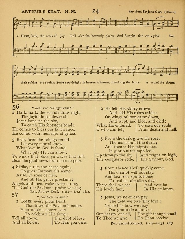 Songs of Praise: a selection of standard hymns and tunes for the Sunday-shcools and social meetings page 25