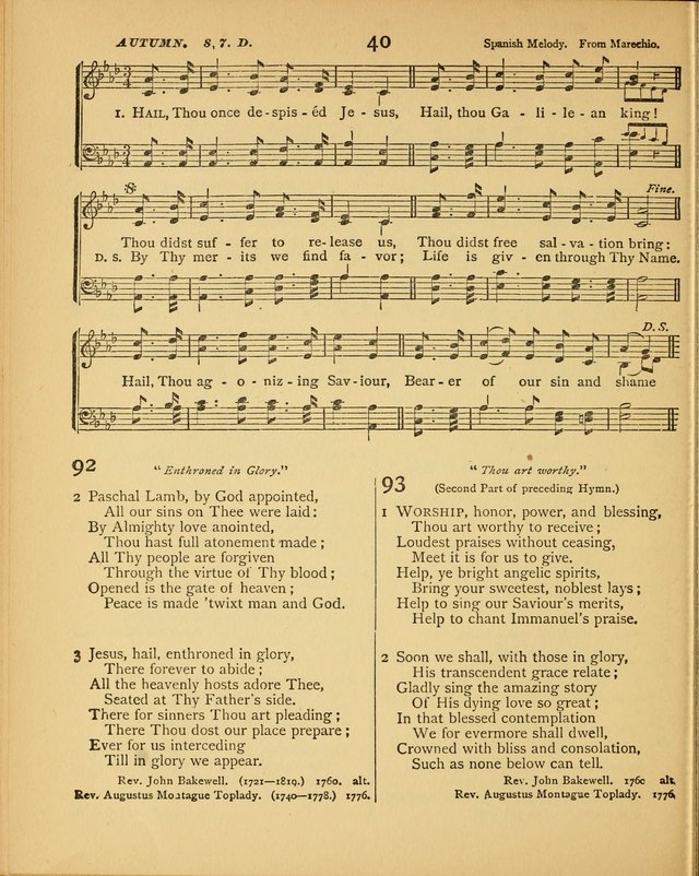 Songs of Praise: a selection of standard hymns and tunes for the Sunday-shcools and social meetings page 41