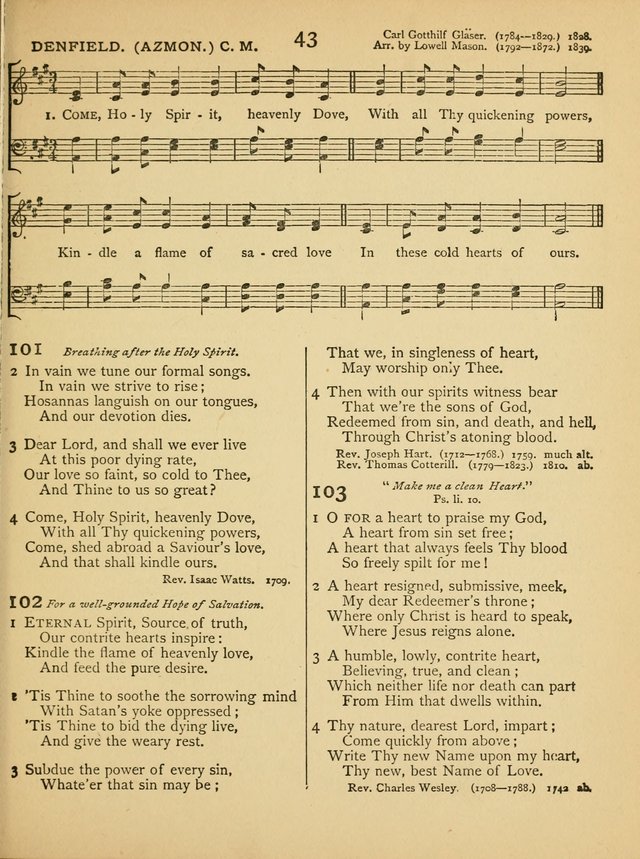 Songs of Praise: a selection of standard hymns and tunes for the Sunday-shcools and social meetings page 44