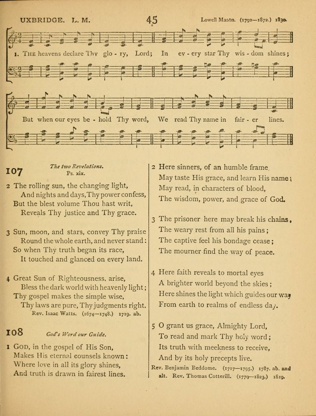 Songs of Praise: a selection of standard hymns and tunes for the Sunday-shcools and social meetings page 46