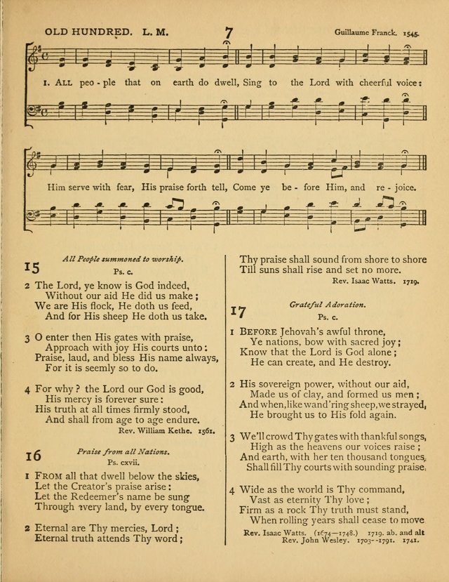 Songs of Praise: a selection of standard hymns and tunes for the Sunday-shcools and social meetings page 8