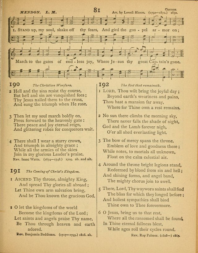 Songs of Praise: a selection of standard hymns and tunes for the Sunday-shcools and social meetings page 82
