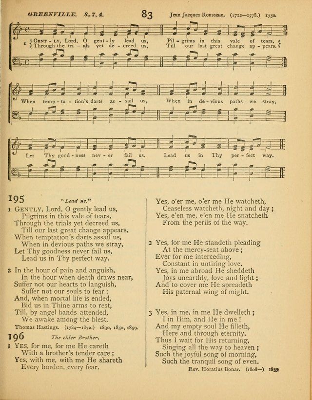 Songs of Praise: a selection of standard hymns and tunes for the Sunday-shcools and social meetings page 84