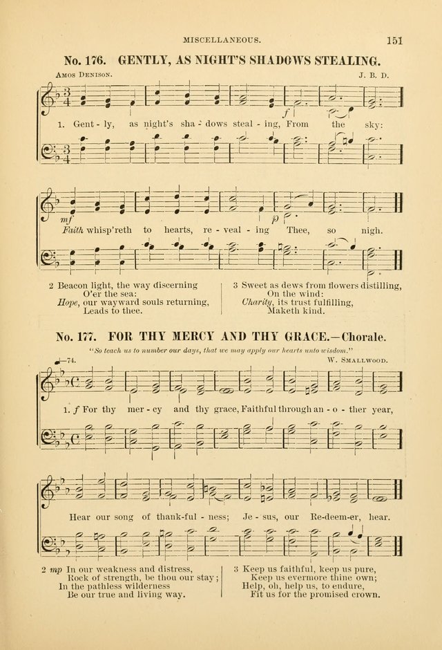 The Spirit of Praise: a collection of music with hymns for use in Sabbath-school services and church meetings page 153