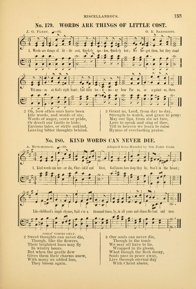 The Spirit of Praise: a collection of music with hymns for use in Sabbath-school services and church meetings page 155