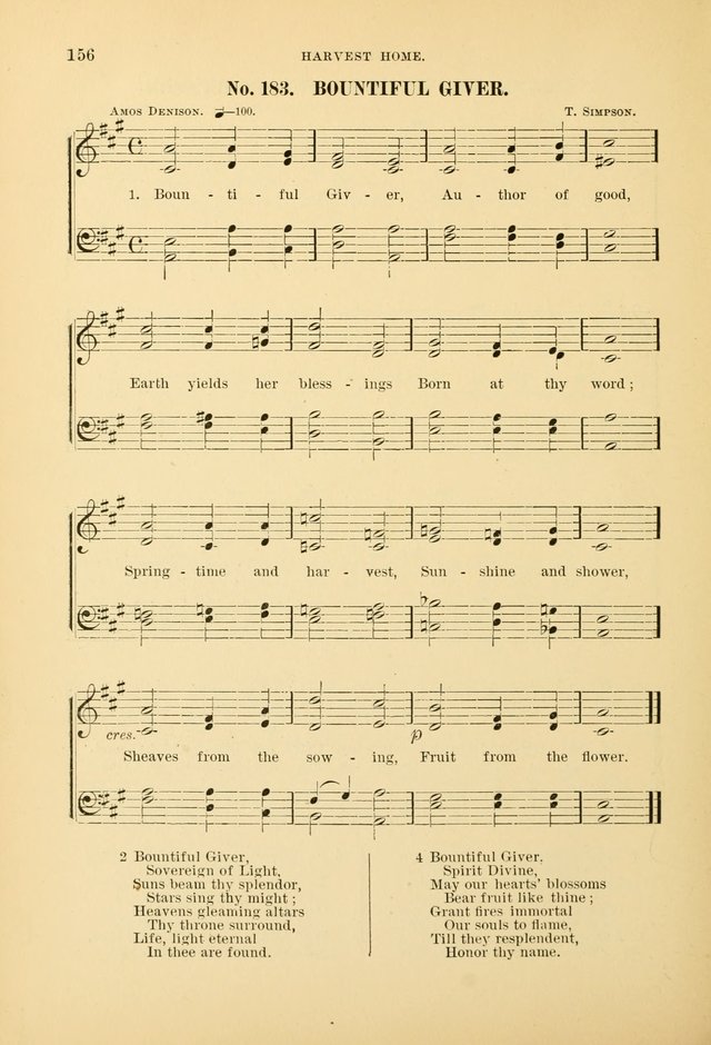 The Spirit of Praise: a collection of music with hymns for use in Sabbath-school services and church meetings page 158