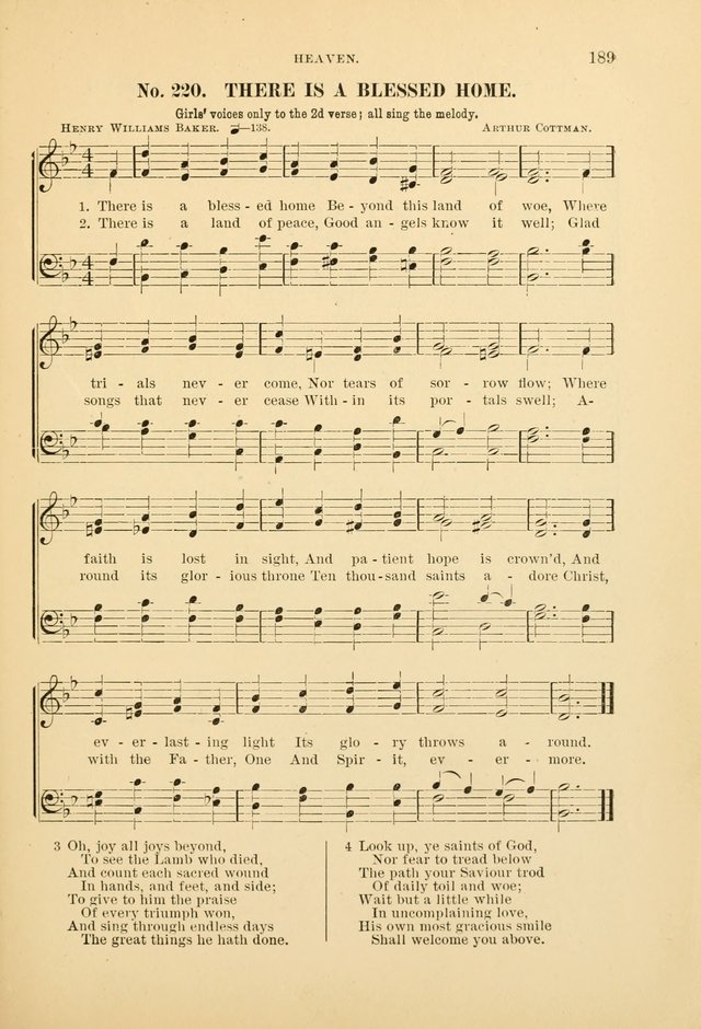 The Spirit of Praise: a collection of music with hymns for use in Sabbath-school services and church meetings page 191