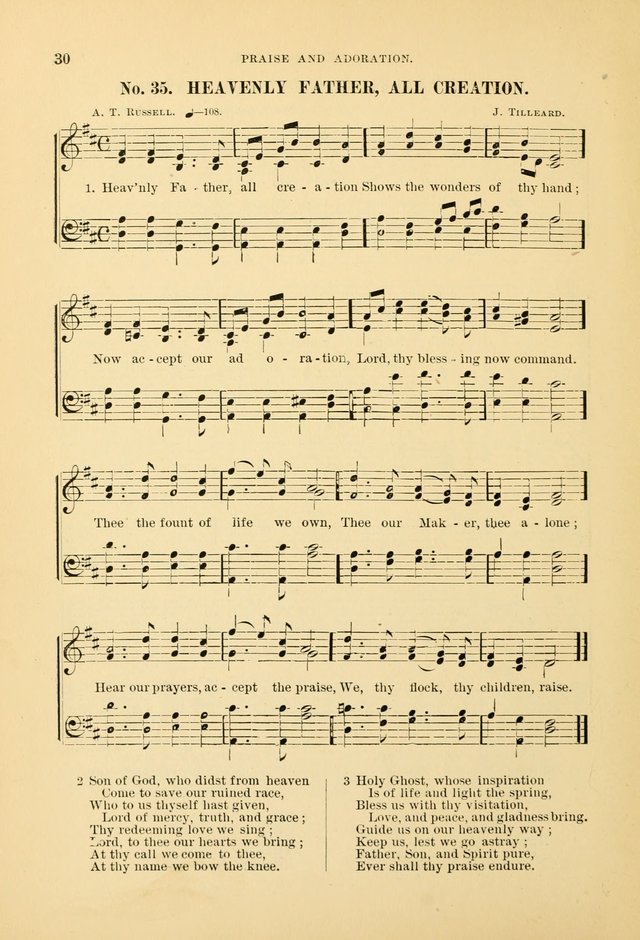 The Spirit of Praise: a collection of music with hymns for use in Sabbath-school services and church meetings page 32