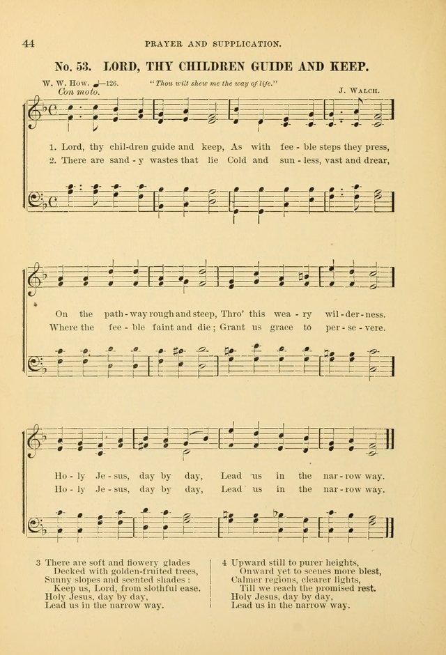 The Spirit of Praise: a collection of music with hymns for use in Sabbath-school services and church meetings page 46
