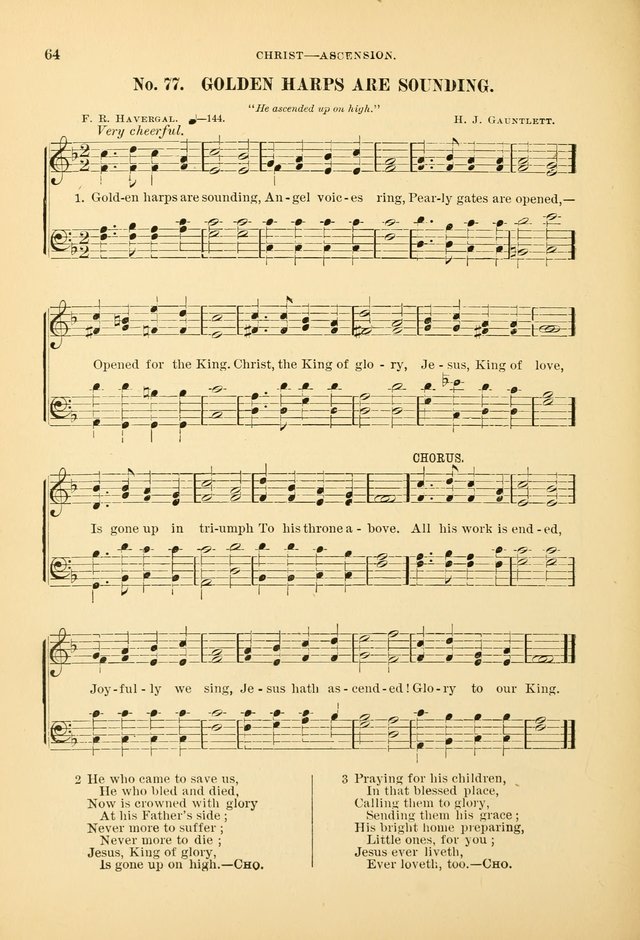 The Spirit of Praise: a collection of music with hymns for use in Sabbath-school services and church meetings page 66