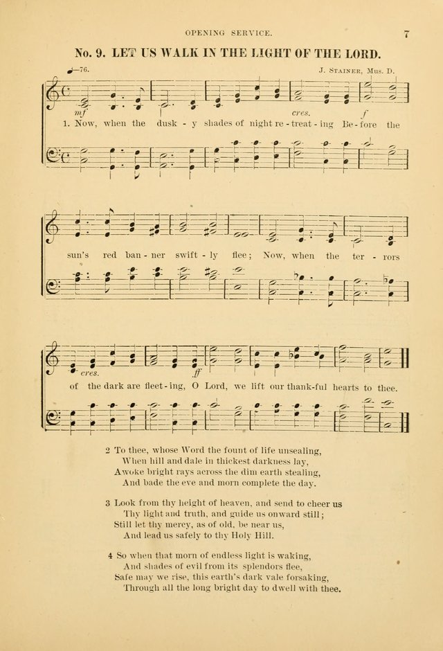 The Spirit of Praise: a collection of music with hymns for use in Sabbath-school services and church meetings page 7