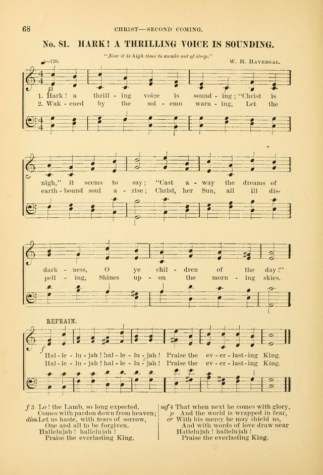 The Spirit of Praise: a collection of music with hymns for use in Sabbath-school services and church meetings page 70