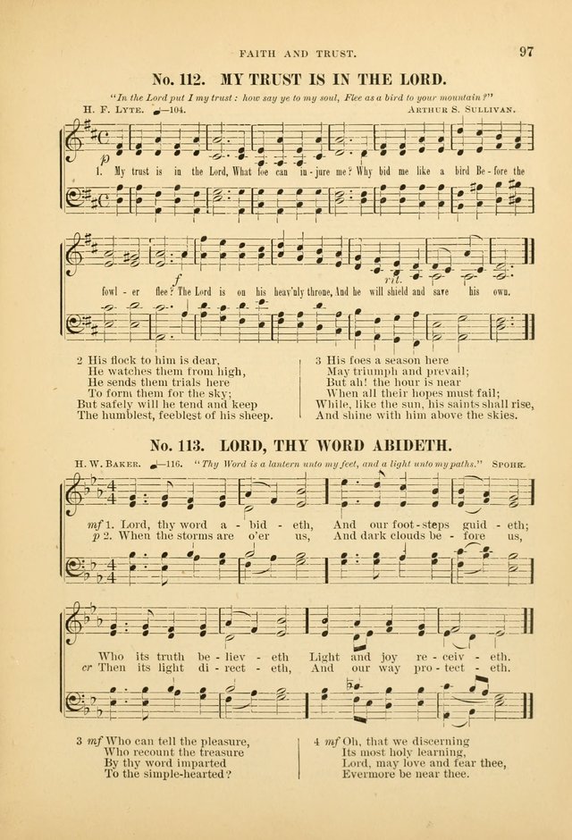 The Spirit of Praise: a collection of music with hymns for use in Sabbath-school services and church meetings page 99