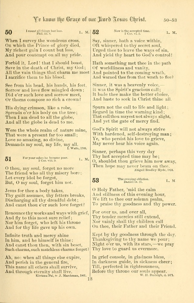 Songs of Pilgrimage: a hymnal for the churches of Christ (2nd ed.) page 13