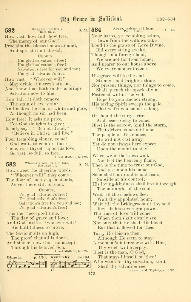 Songs of Pilgrimage: a hymnal for the churches of Christ (2nd ed.) page 173