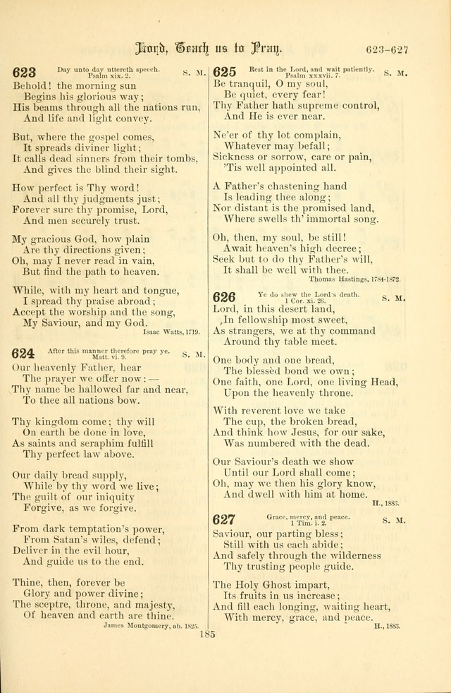 Songs of Pilgrimage: a hymnal for the churches of Christ (2nd ed.) page 185