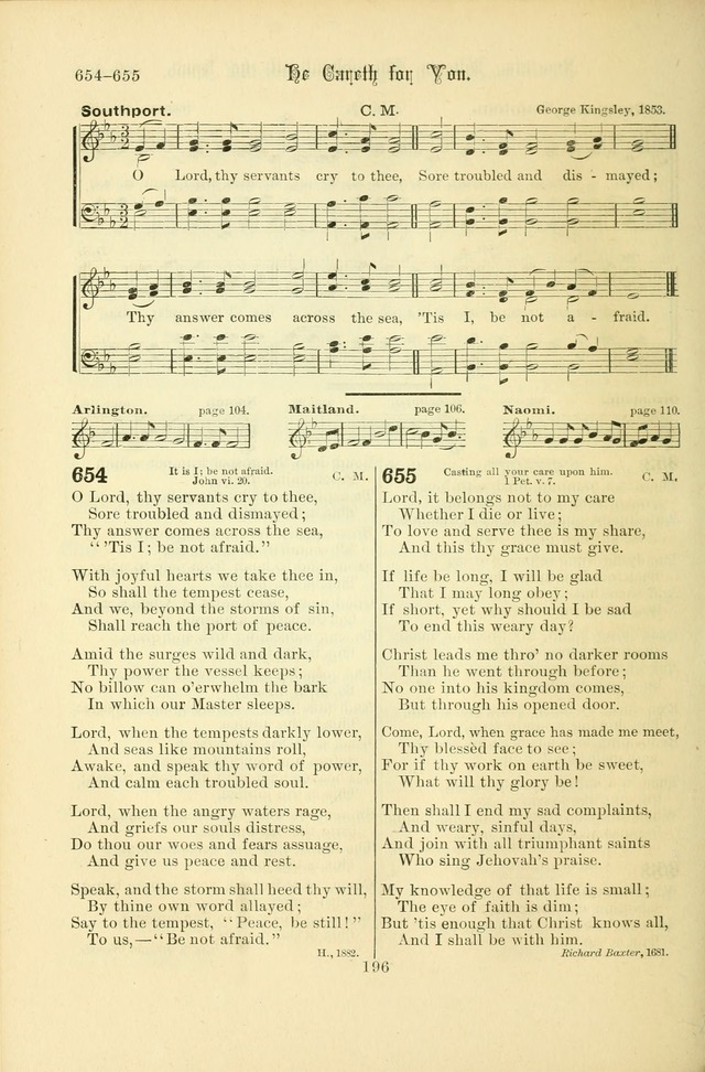 Songs of Pilgrimage: a hymnal for the churches of Christ (2nd ed.) page 196