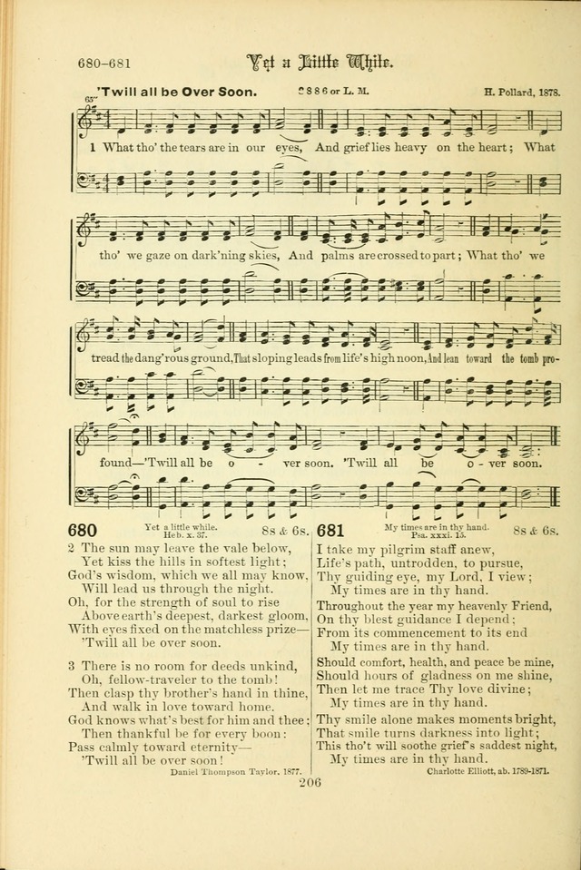 Songs of Pilgrimage: a hymnal for the churches of Christ (2nd ed.) page 206