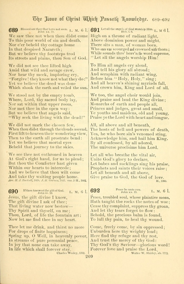 Songs of Pilgrimage: a hymnal for the churches of Christ (2nd ed.) page 209