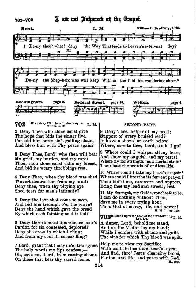 Songs of Pilgrimage: a hymnal for the churches of Christ (2nd ed.) page 214