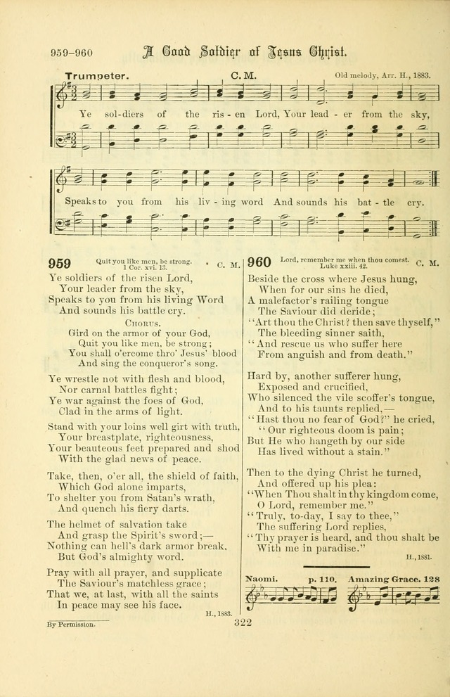 Songs of Pilgrimage: a hymnal for the churches of Christ (2nd ed.) page 322
