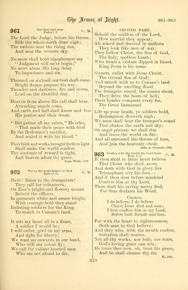 Songs of Pilgrimage: a hymnal for the churches of Christ (2nd ed.) page 323