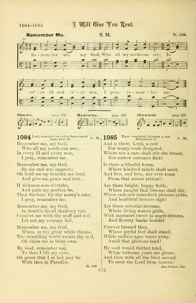 Songs of Pilgrimage: a hymnal for the churches of Christ (2nd ed.) page 372