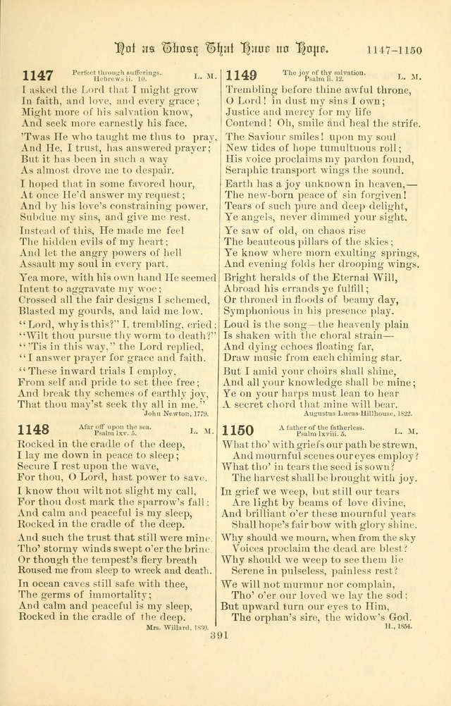 Songs of Pilgrimage: a hymnal for the churches of Christ (2nd ed.) page 391