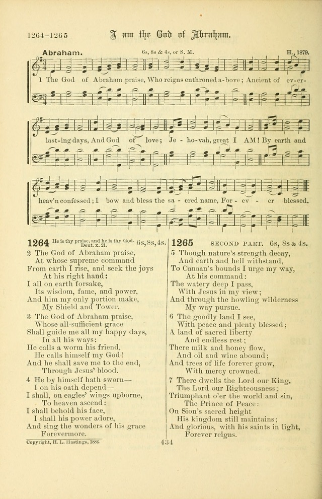 Songs of Pilgrimage: a hymnal for the churches of Christ (2nd ed.) page 434