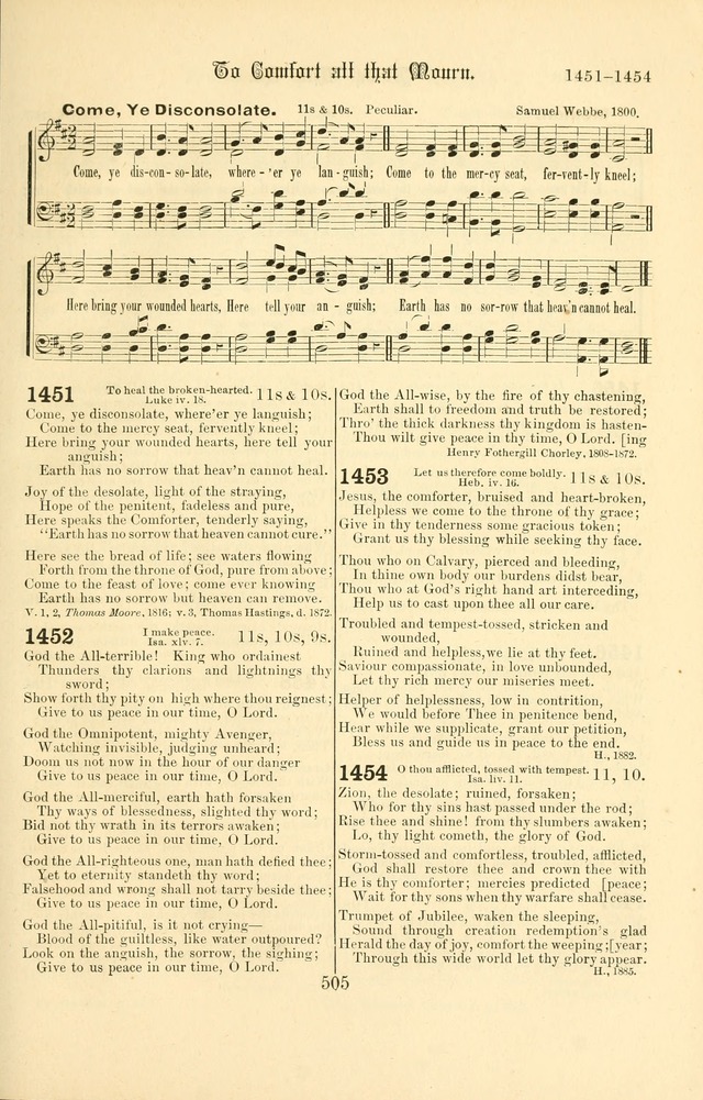 Songs of Pilgrimage: a hymnal for the churches of Christ (2nd ed.) page 505