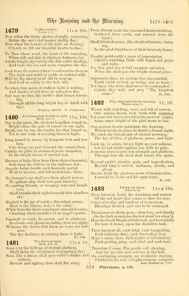 Songs of Pilgrimage: a hymnal for the churches of Christ (2nd ed.) page 513