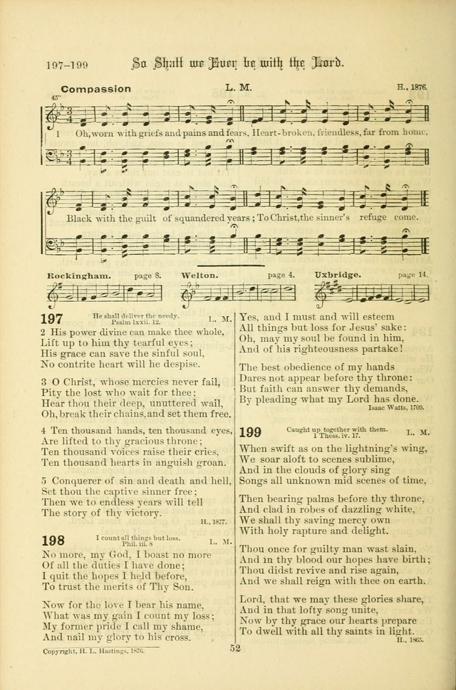 Songs of Pilgrimage: a hymnal for the churches of Christ (2nd ed.) page 52