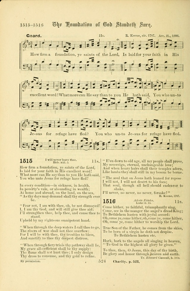 Songs of Pilgrimage: a hymnal for the churches of Christ (2nd ed.) page 524
