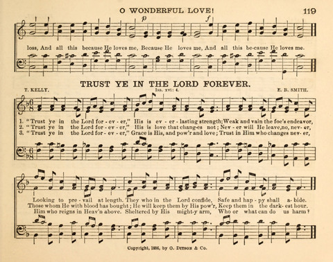 Songs of Promise: for Sunday schools, prayer, praise, and conference meetings page 119