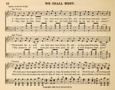 Songs of Promise: for Sunday schools, prayer, praise, and conference meetings page 12