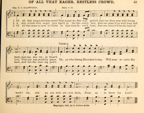 Songs of Promise: for Sunday schools, prayer, praise, and conference meetings page 41