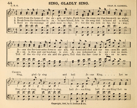 Songs of Promise: for Sunday schools, prayer, praise, and conference meetings page 44