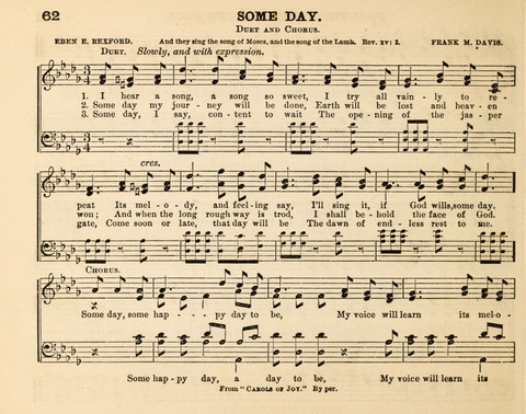 Songs of Promise: for Sunday schools, prayer, praise, and conference meetings page 62