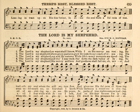 Songs of Promise: for Sunday schools, prayer, praise, and conference meetings page 69