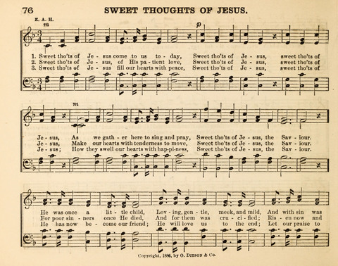 Songs of Promise: for Sunday schools, prayer, praise, and conference meetings page 76