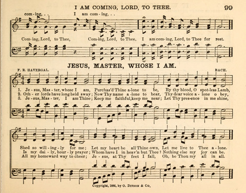 Songs of Promise: for Sunday schools, prayer, praise, and conference meetings page 99