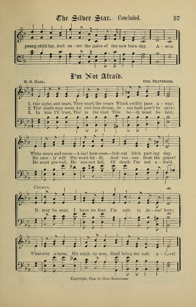 Songs of the Peacemaker: a collection of sacred songs and hymns for use in all services of the church, Sunday-school, home circle, and all kinds of evangelistic work page 57