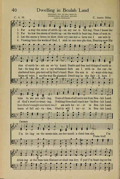 Songs of Praise page 40