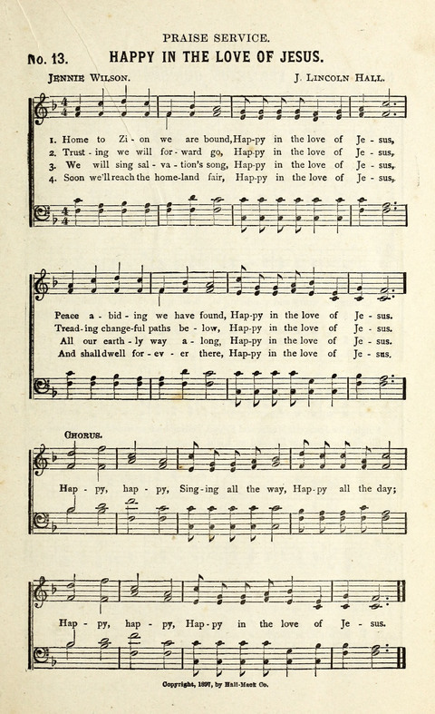 Songs of Praise and Consecration page 13