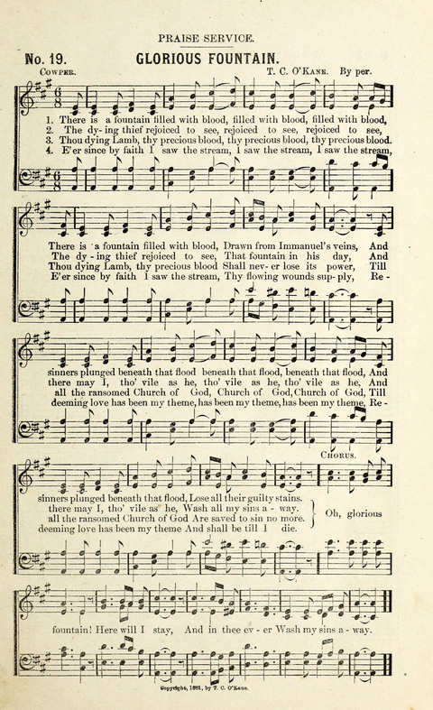 Songs of Praise and Consecration page 19