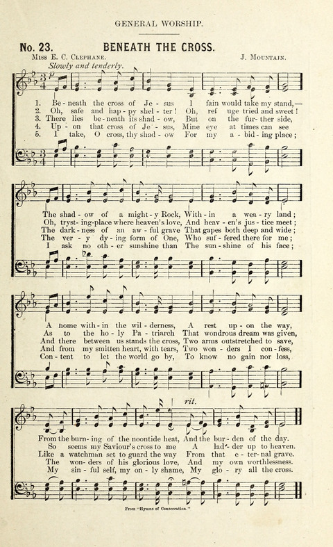 Songs of Praise and Consecration page 23