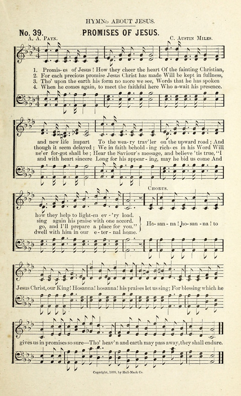 Songs of Praise and Consecration page 37
