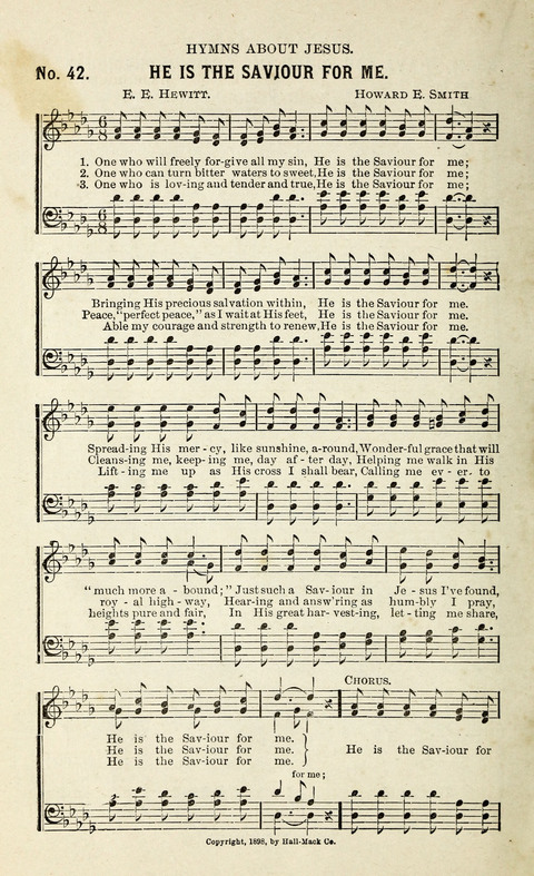 Songs of Praise and Consecration page 40