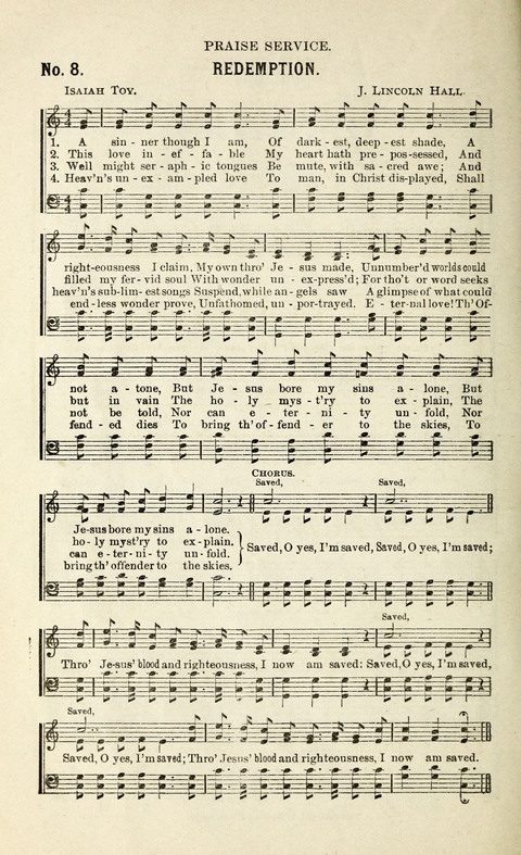Songs of Praise and Consecration page 8