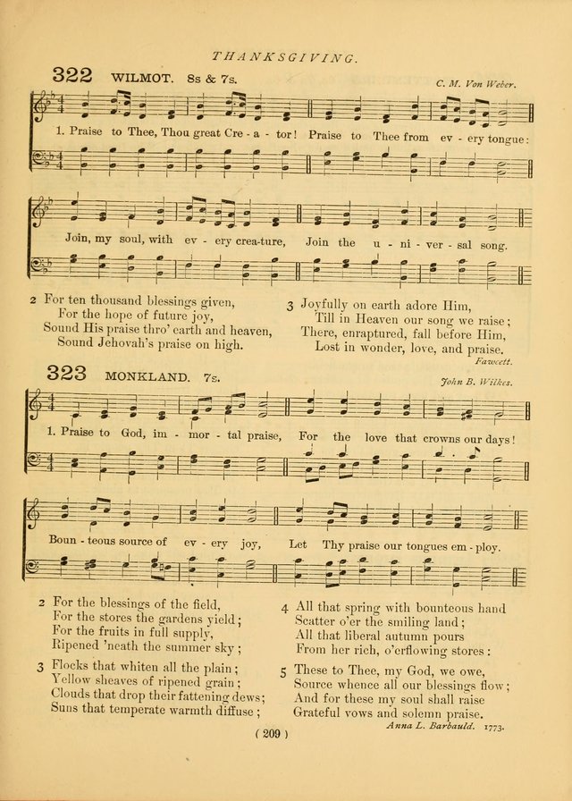 Songs of Praise and Prayer : for the Sunday School and Social Meeting page 204